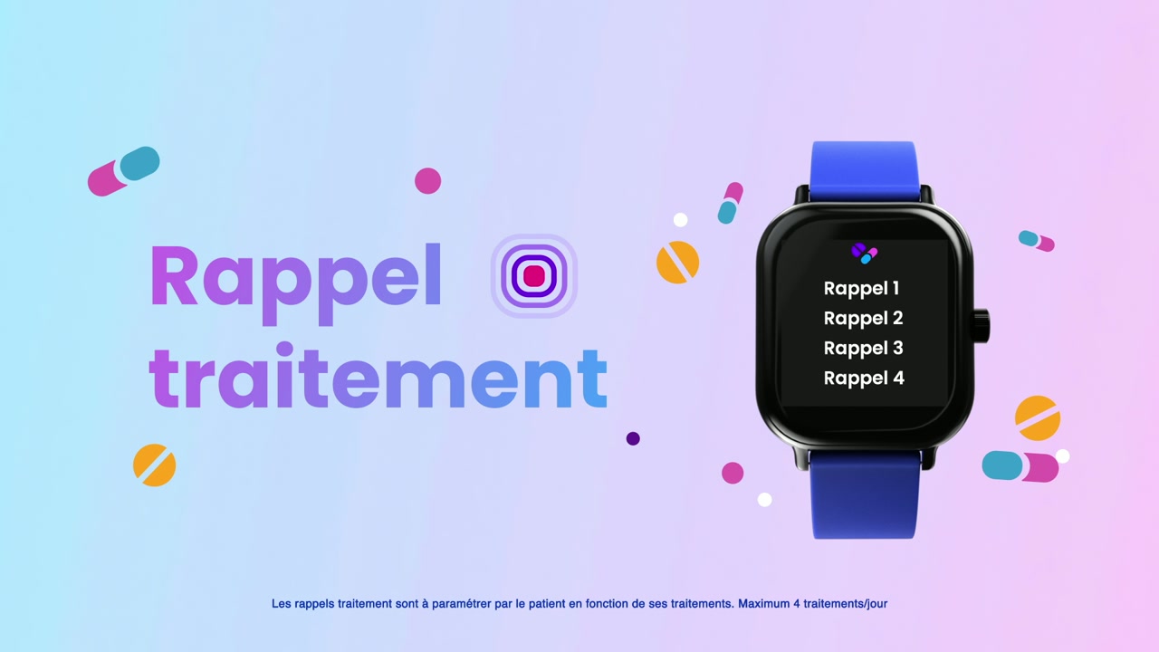 Application santé — rappel de traitement
